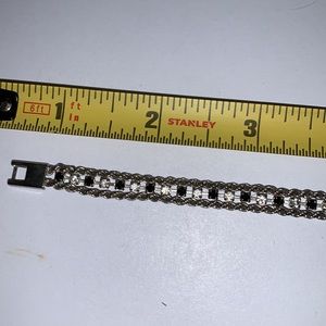 Antique  braclet -black and white